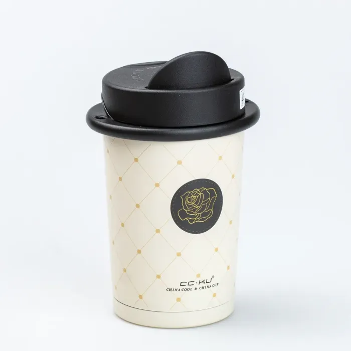 Термокружка с ремешком CCKU 450 мл белый термочашка (HP45603W) - изображение 2