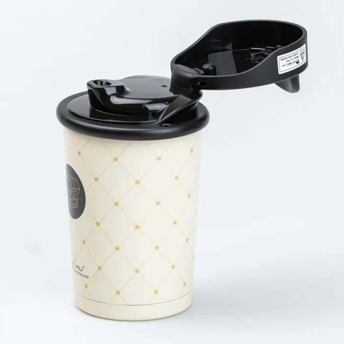 Термокружка с ремешком CCKU 450 мл белый термочашка (HP45603W) - изображение 3