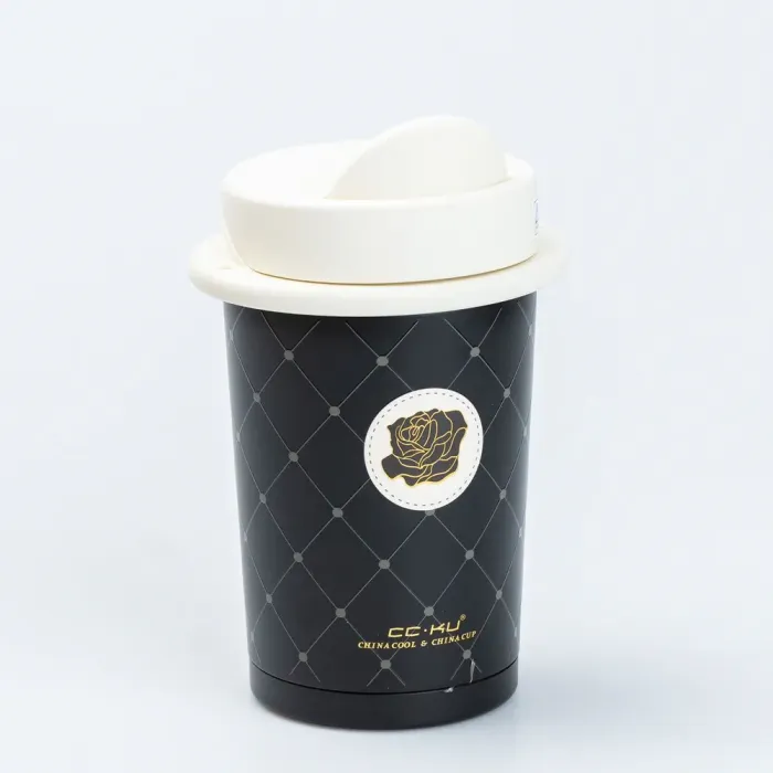 Термокружка с ремешком CCKU 450 мл черный термочашка (HP45603B) - изображение 2