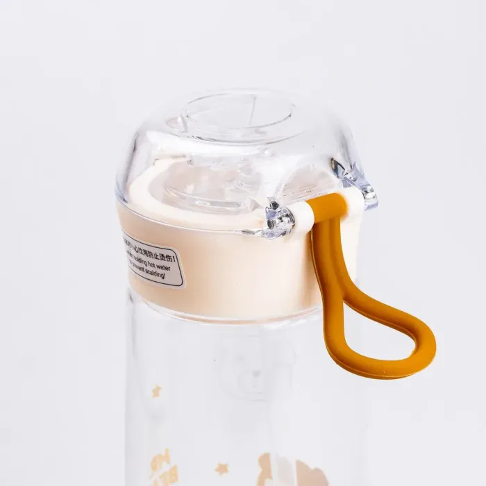 Бутылка Bear Fashion Plastic Cup 600 мл оранжевая (HP28496) - изображение 2