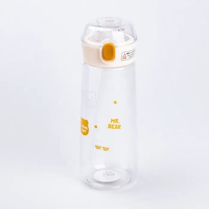 Бутылка Bear Fashion Plastic Cup 600 мл оранжевая (HP28496) - изображение 3