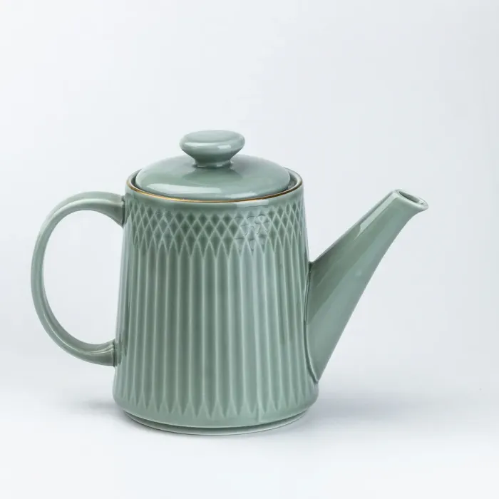 Чайный сервиз на подносе 6 чашек и заварочный чайник (HP6168) - изображение 2