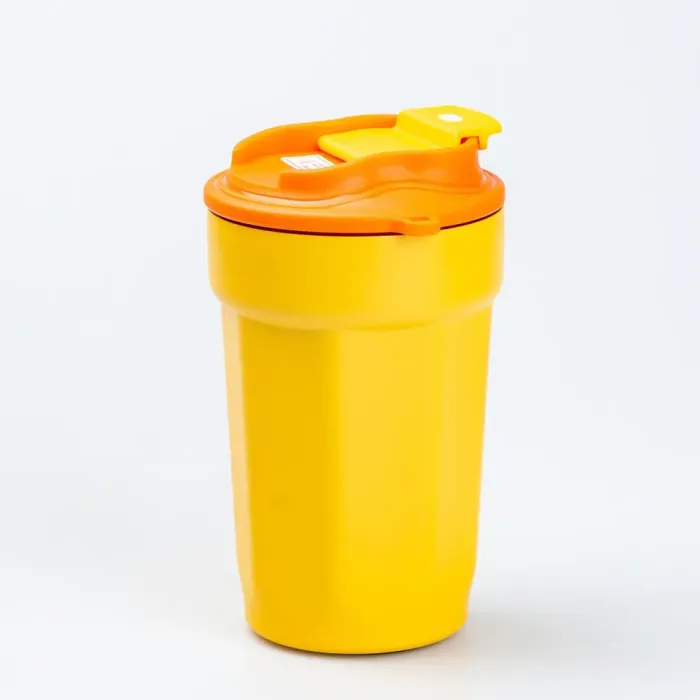 Термокружка G. Duck 450 мл с крышкой на защелке детский термос с ремешком (HP28489) - изображение 3