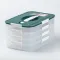 Контейнер для їжі багаторівневий для заморожування та зберігання продуктів у холодильнику 16.5 см Зелений (HP50656GR)