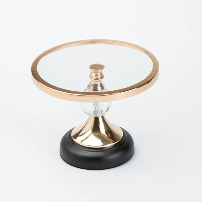 Тортівниця на ніжці набір 3 штуки 28 см • 22 см • 15.5 см підставка для торта (HP48632) - зображення 3