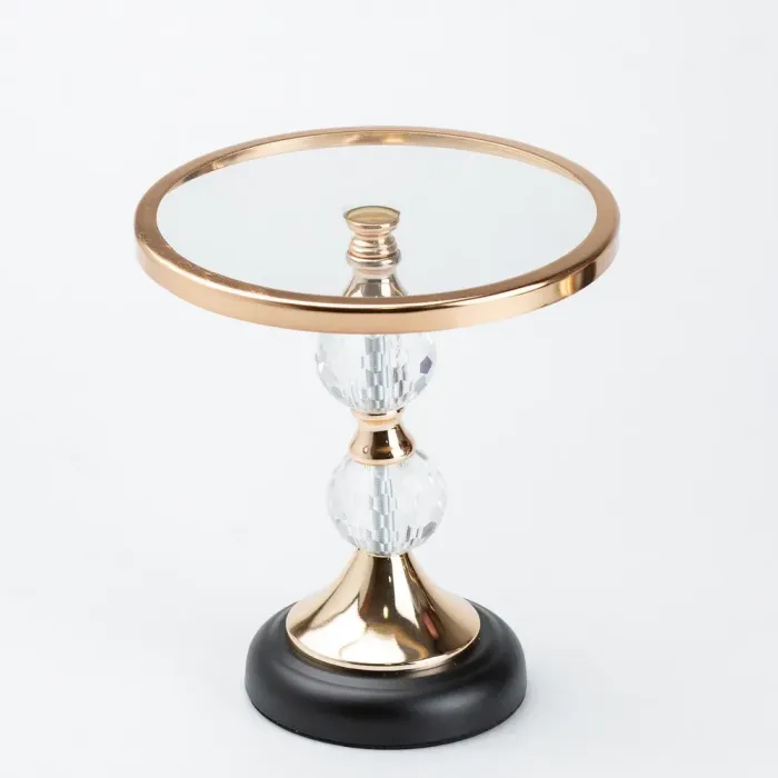 Тортівниця на ніжці набір 3 штуки 28 см • 22 см • 15.5 см підставка для торта (HP48632) - зображення 7