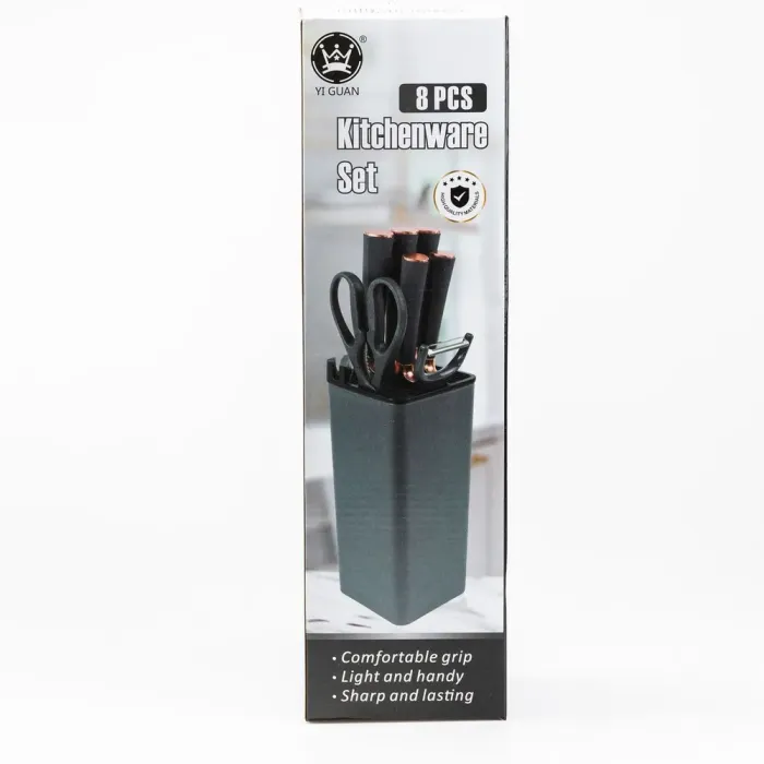 Набор кухонных ножей 5 штук с ножницами и овощечисткой (HP27476) - изображение 10