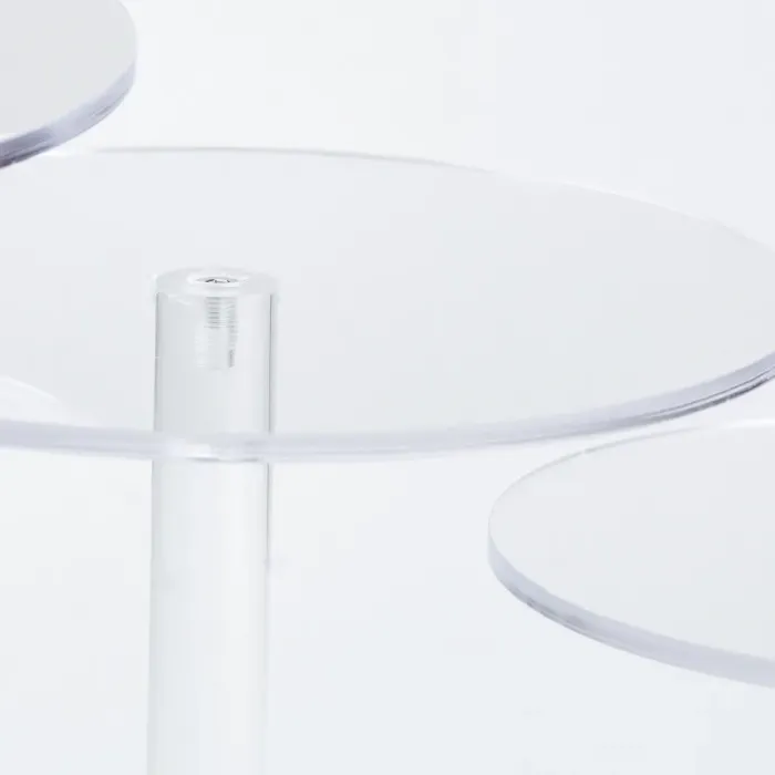 Тортівниця на ніжці набір 3 штуки 28.5 см • 23.5 см • 18 см підставка під торт (HP48635) - зображення 5