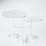 Тортівниця на ніжці набір 3 штуки 28.5 см • 23.5 см • 18 см підставка під торт (HP48635)