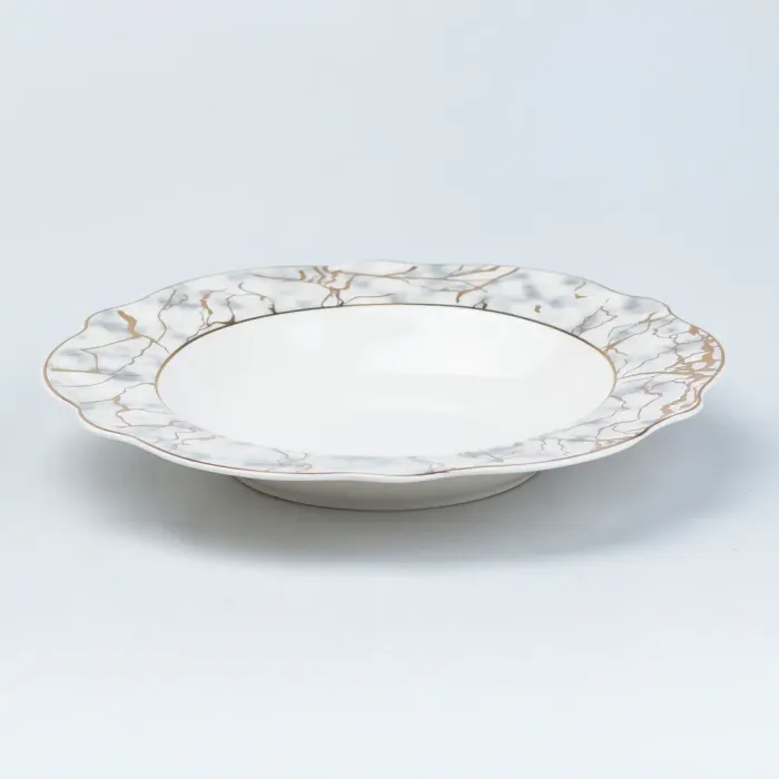 Столовий сервіз тарілок 24 штуки керамічних на 6 персон (HP26471) - зображення 3