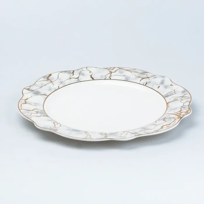 Столовий сервіз тарілок 24 штуки керамічних на 6 персон (HP26471) - зображення 5