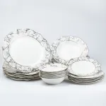 Столовий сервіз тарілок 24 штуки керамічних на 6 персон (HP26471)