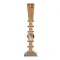 Оригінальний Підсвічник скляний високий 28см Золотистий (HP36555L)