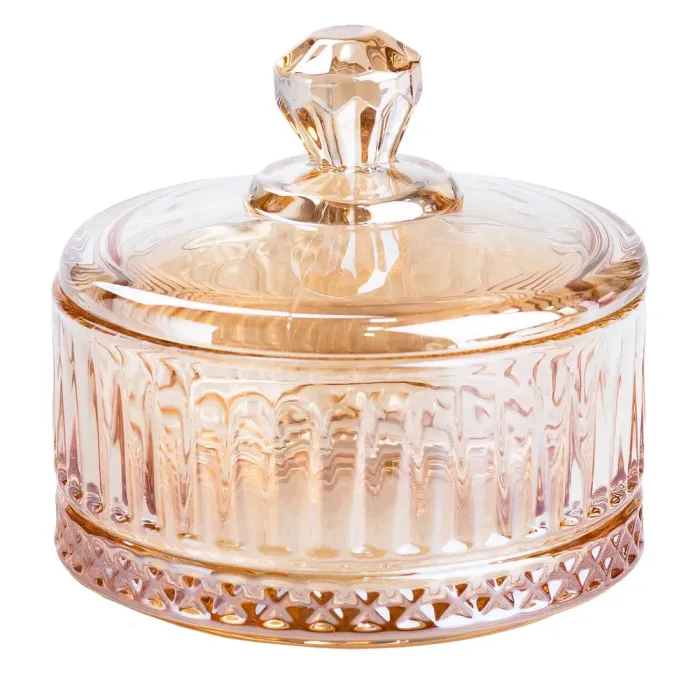 Банка для хранения сыпучих продуктов со стеклянной крышкой (HP594) - изображение 1