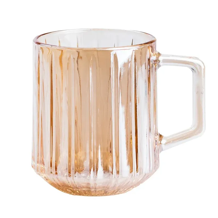 Чашка для чая и кофе из стекла прозрачная (HP527) - изображение 3