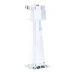 Підсвічник скляний високий 20.5 см Прозорий (HP36560S)