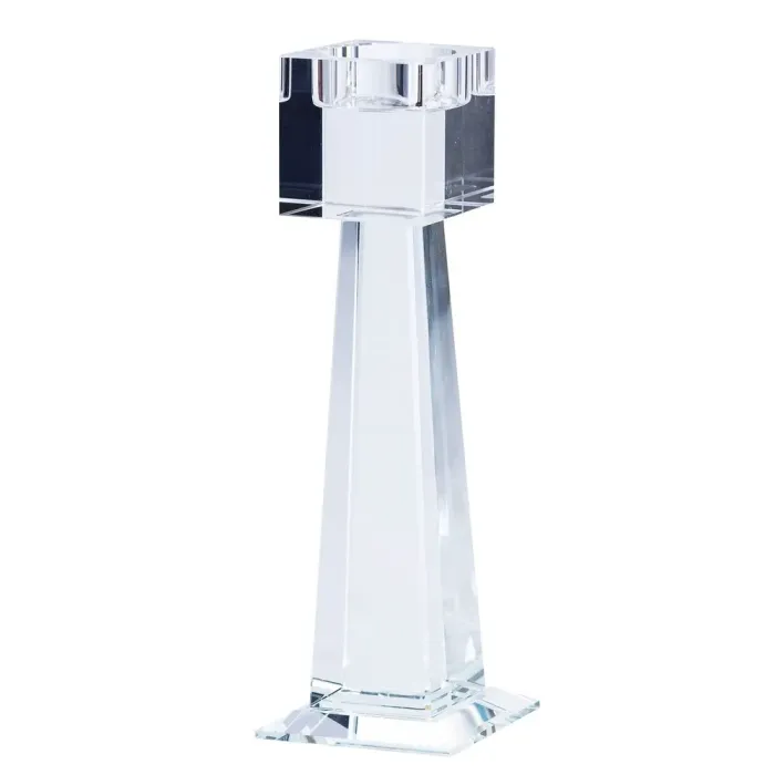 Підсвічник скляний високий 20.5 см Прозорий (HP36560S) - зображення 4