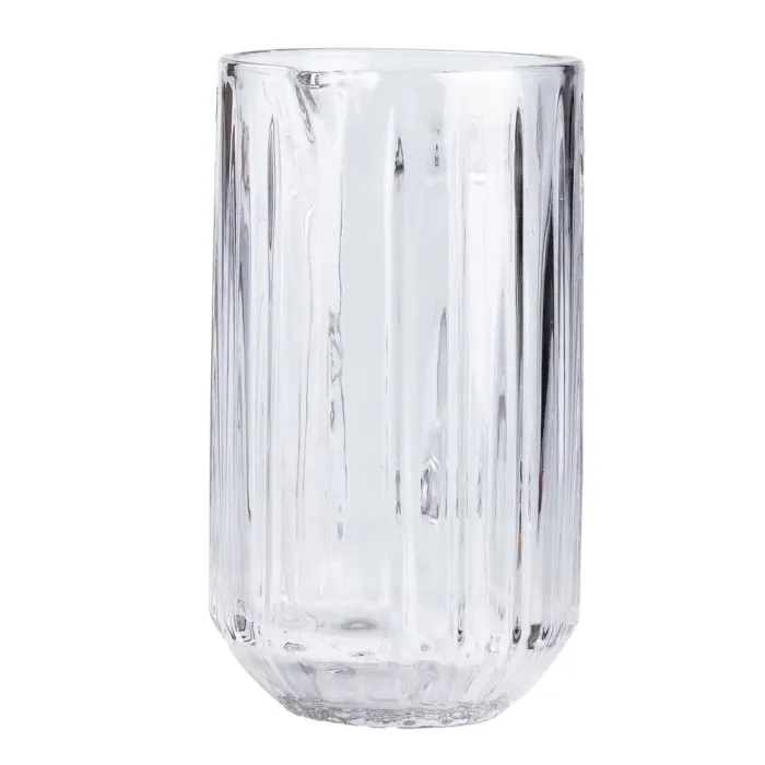 Кружка стеклянная с ручкой для напитков прозрачная (HP516) - изображение 3