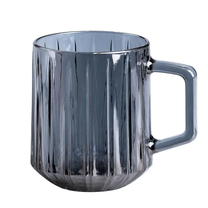 Стакан для воды и сока из стекла серый (HP531) - изображение 2