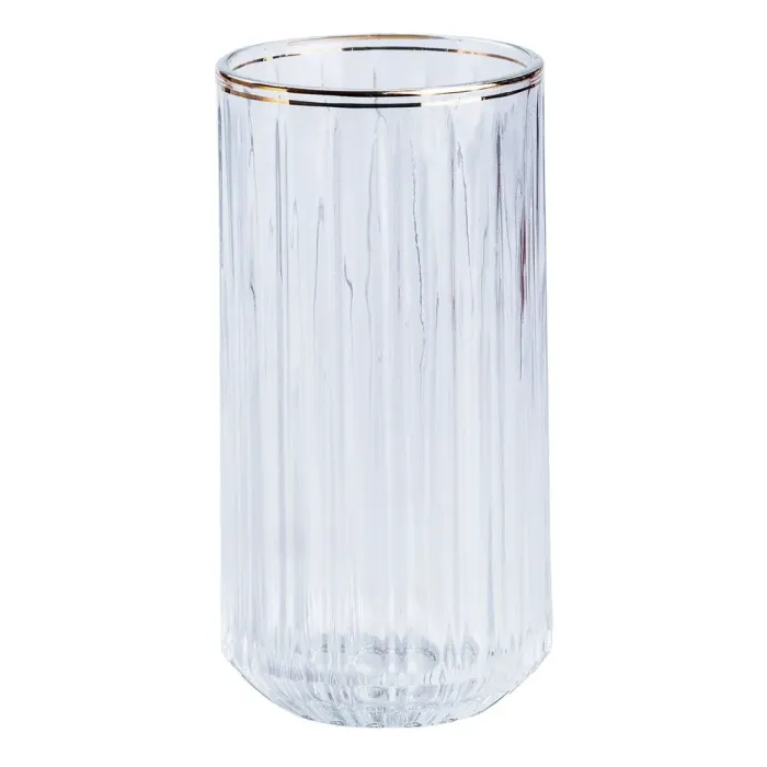 Стакан для воды и сока высокая стеклянная прозрачная (HP552) - изображение 2