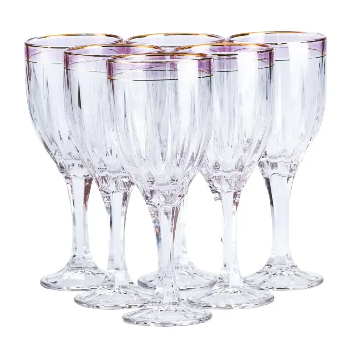 Бокал для шампанского стеклянный набор 6 шт. (HP548) - изображение 1