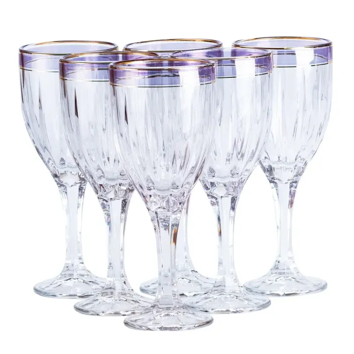 Бокал для шампанского стеклянный набор 6 шт. (HP549) - изображение 1
