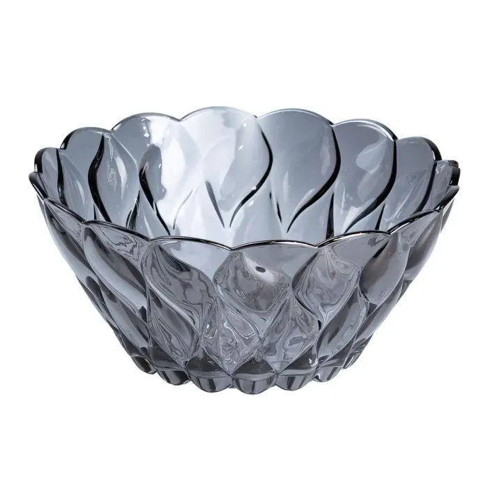 Блюдце скляне кругле глибоке (HP583) - зображення 1