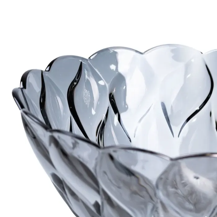 Блюдце скляне кругле глибоке (HP583) - зображення 4