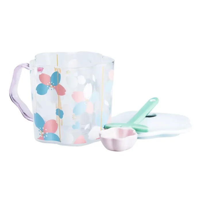 Детская бутылка для воды с пластиковой крышкой и трубочкой (HP7213BL) - изображение 2