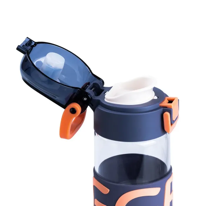 Бутылка стеклянная прозрачная с пластиковой крышкой (HP17299BL) - изображение 3