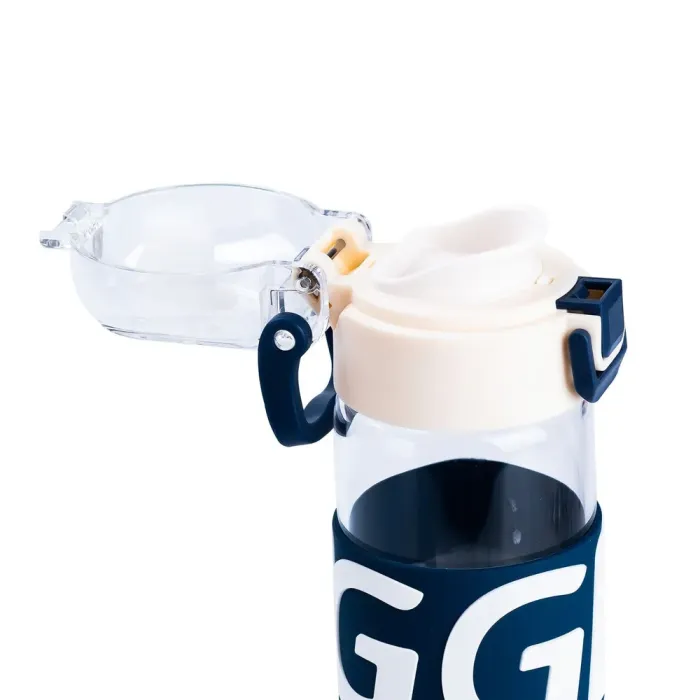 Бутылка стеклянная прозрачная с пластиковой крышкой (HP17299W) - изображение 3