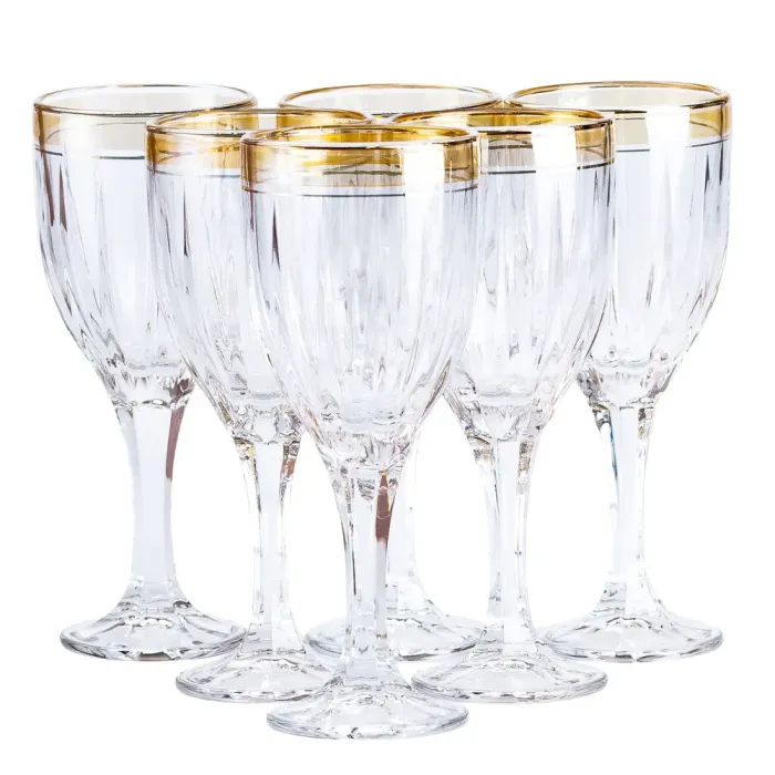 Бокал для шампанского стеклянный набор 6 шт. (HP547) - изображение 1