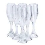 Келих для шампанського високий скляний прозорий (HP551)