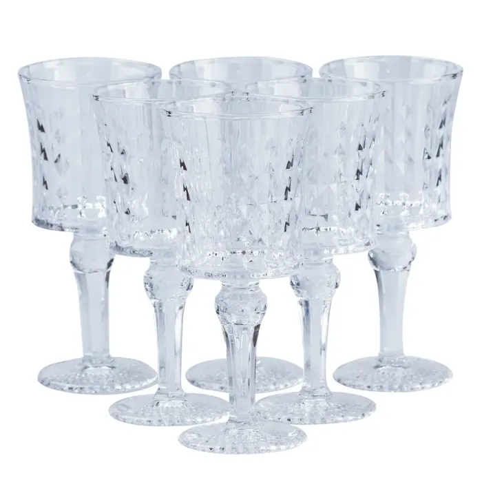 Келих для вина скляний прозорий (HP4158) - зображення 1