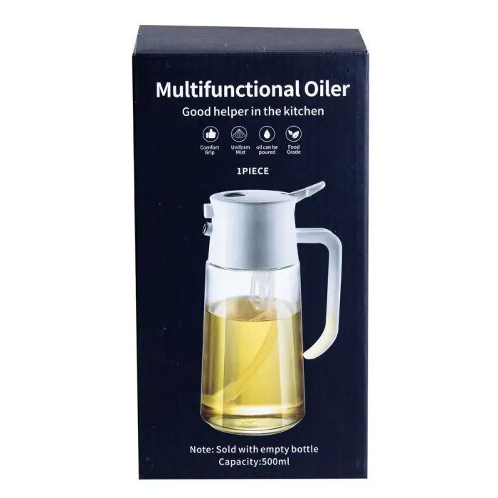 Бутылка для масла с распылителем 500 мл. Черный (HP16296B) - изображение 4