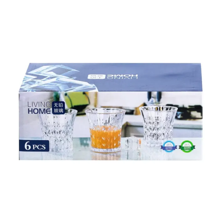 Стакан для воды и сока стеклянный прозрачный (HP4161) - изображение 3