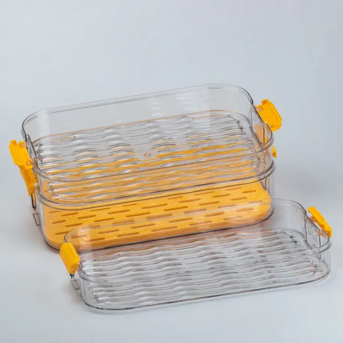Контейнер для їжі багаторівневий для заморожування та зберігання продуктів у холодильнику 16.5 см (HP50657) - зображення 4
