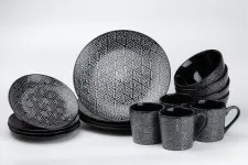 Столовий сервіз тарілок та кухоль на 4 персони керамічний (HP20336)