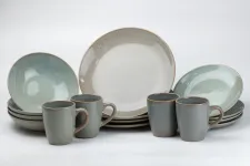 Столовий сервіз тарілок та чашок на 4 персони керамічний (HP20342)