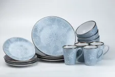Столовий сервіз тарілок та кухоль на 4 персони керамічний (HP20327)