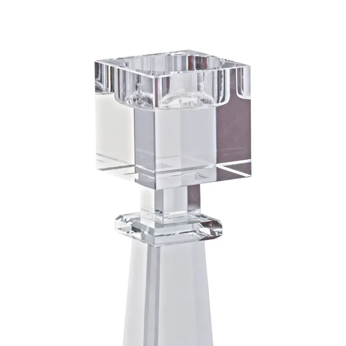 Підсвічник склянний високий 22.5 см Прозорий (HP36560M) - зображення 4