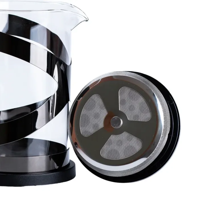 Заварник для чаю та кави скляний френч-прес (HP33540B) - зображення 4