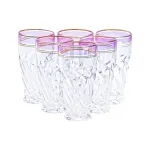 Набір склянок для води та соку 6 штук. висока прозора (HP566)