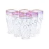 Набор стаканов для воды и сока 6 штук. высокая прозрачная (HP566)