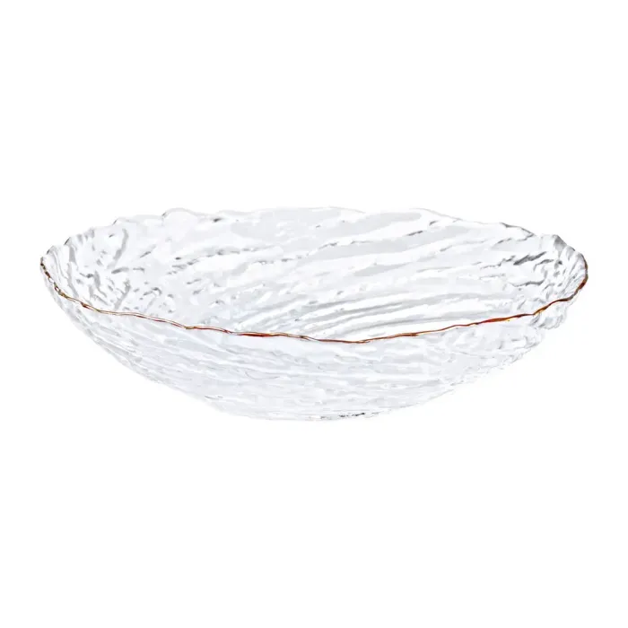 Блюдце скляне для сервіровки стола прозоре (HP4139) - зображення 2