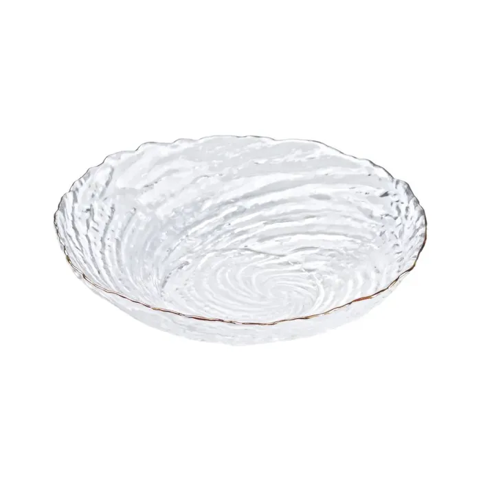 Блюдце скляне для сервіровки стола прозоре (HP4139) - зображення 1