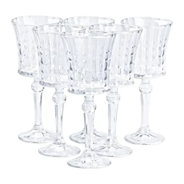 Бокал для вина стеклянный прозрачный (HP4157) - изображение 1