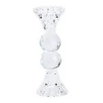 Підсвічник склянний середній 16 см (HP36561M)