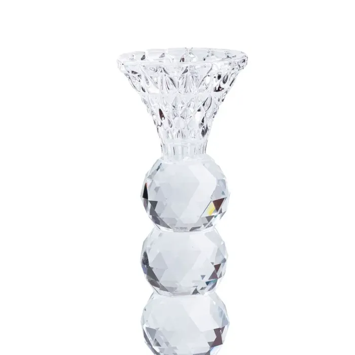 Свічник скляний високий 19 см (HP36561L) - зображення 2