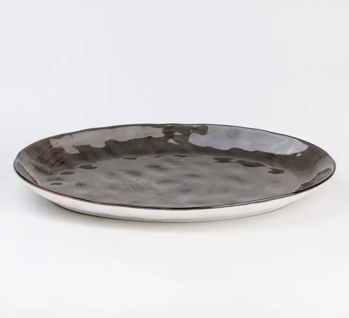 Тарілка обідня керамічна 35х23.5 см плоска овальна (HP23392) - зображення 3